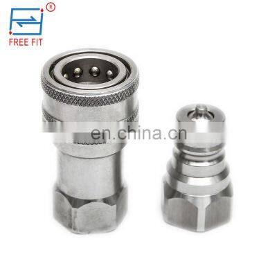 Made in China Female and Male 1/2 Inch ISO 7241-B Hydraulic Quick Coupling for Agricultural Machinery