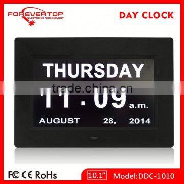 Hot sell High definition digital big screen large digital wall calendar clocks for elder