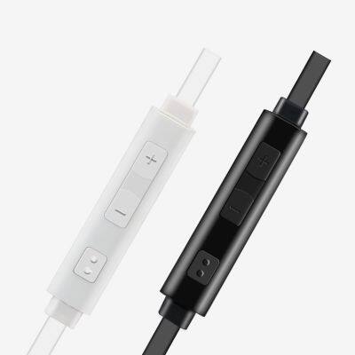 3.5mm Connector for Mobile Phone In-ear Wired Plastic Earphone Stereo Sound Headphone With Mic and Volume Control photo-5