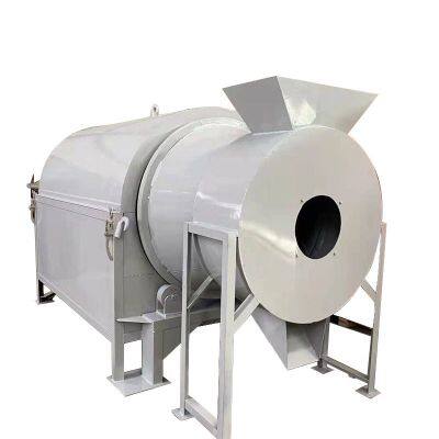 Supply of hay and tea drying equipment rotary drum type straw and ginkgo leaf dryer sawdust hay dryer