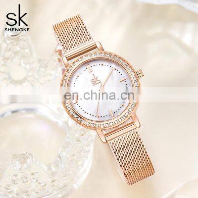 SHENGKE Fancy Style Women Wrist Watches Iced Out K0163L Lady New Arrival Chic Bracelet Watch China 1688 Handwatch