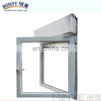 Manual Open Aluminum Shutter Window With Roller up /rolling Windows photo-4