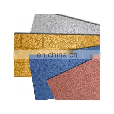 Building material solid wall panel Metal Carved Board Thermal Insulation PU EPS Sandwich Panels