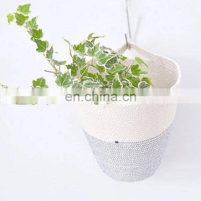 Hot Sale Hanging cotton pot, Natural home decor, Hanging planter Kids room storage Vietnam Supplier