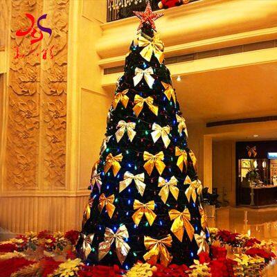 Factory Customized Large LED Lighted Christmas Decoration PVC Artificial Christmas Tree Giant Outdoor Commercial Lighted photo-5
