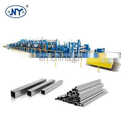 Nanyang high efficiency pipe forming making machine ERW automatic flexible tube pipe mill equipment