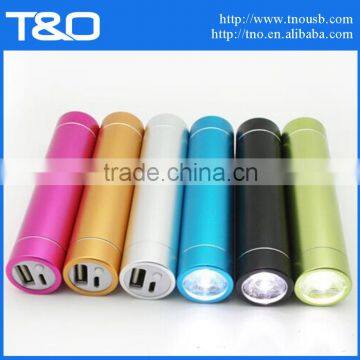 2600mAh power bank led display travel charger