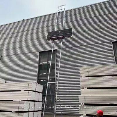 Photovoltaic Panel Glass Lifter 200kg 4-20m Solar Panel Ladder Lift Electric Small Hoist For PV Panel Roof Lifting photo-2