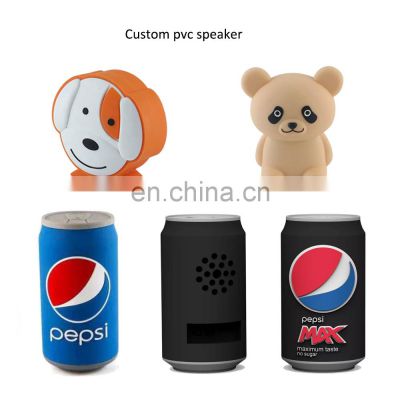 Customized PVC Cute Pendrive Keychain/ Speaker /Power Bank Custom Packaging and Boxes Silicone Usb Key Stick