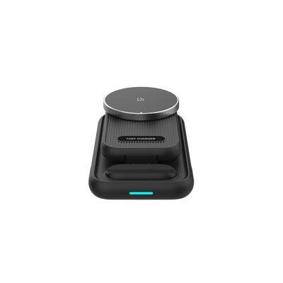 Headphones Direct Plug Foldable 4 in 1 Wireless Charger Watch Front and Back Modules Suitable for Apple Samsung Watch