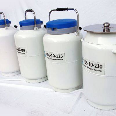 Small Semens Storage Liquid Nitrogen Container 10L-125caliber