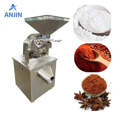 Automatic Chilli Powder Grinding Machine Vegetable Powder Pulverizer Turmeric Powder Mill Grinder Powder Making Machine