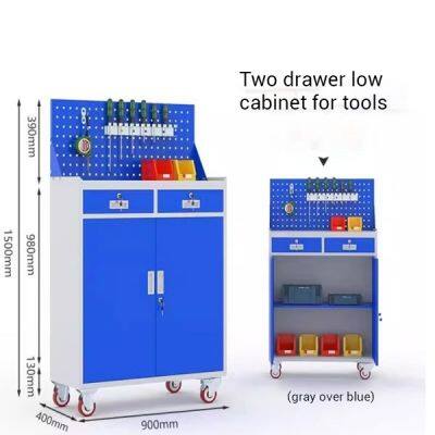 MT-H2D & MT-L2D Metal Tool Chest for Garage Mechanics – Lockable Rolling Tool Cabinet with Pegboard