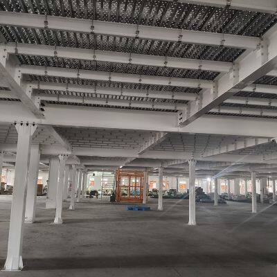 Heavy Duty Steel Mezzanine Floor Platform for Industrial Warehouse Storage Solutions