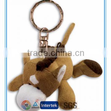 Cheap toys stuffed horse keychain