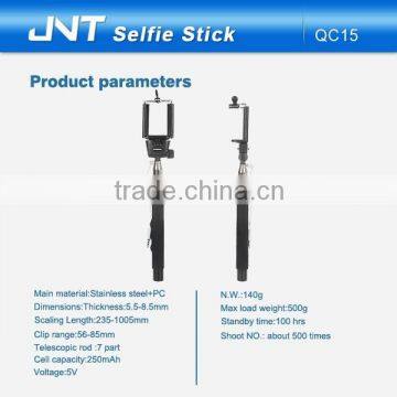 Monopod Smart Phone Wire Selfie Stick with CE, RoHS