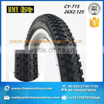 top quality bicycle tyre 26x2.125 from tianjin factory