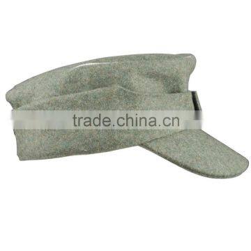 WWII German Officer Panzer Wool Field Military Cap Hat photo-5