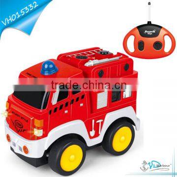 4 CH Music and Light RC Fire Truck Toy for Children 2016