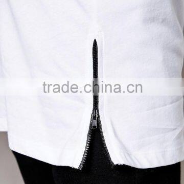 Gold/silver/black Side Zips T-shirt photo-2