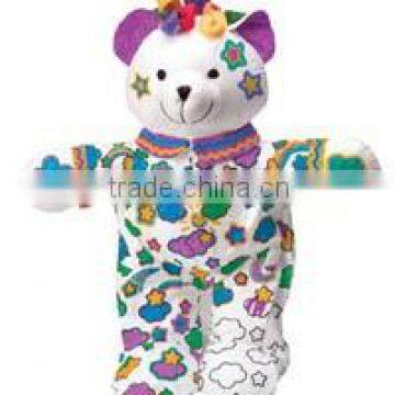 New Toys Washable Painting Plush Toy/plush Bear Painting Toy