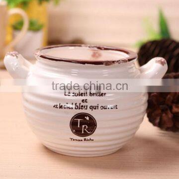 New Design Dolomite Flower Pot