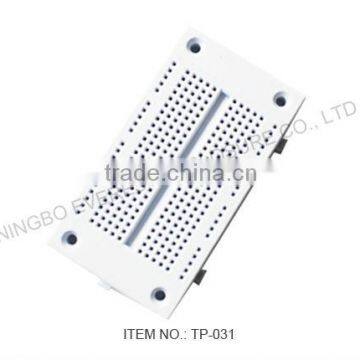 BB270T White Self Adhesive Bread Board Solderless Plu-in Protoboard 270pts, 2 Power Lanes