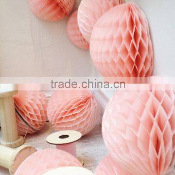 Baby Shower Wedding Decoration Round Fancy Tissue Honeycomb Balls