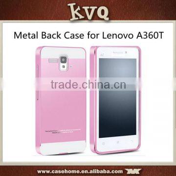Black Hard Case For Lenovo S360t Metal Back Cover photo-2