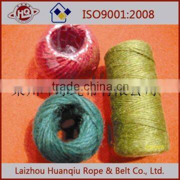 color jute twine spool green/red/etc