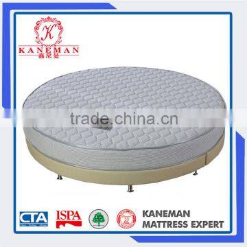 Round Mattress Bed Frame With Plywood, Hotel Round Bed Base, Round Mattress Bed Base