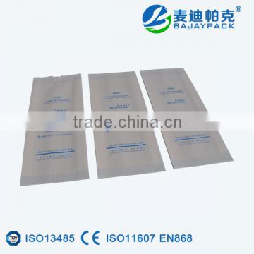 China supply medical Sterilization Gusseted Paper Pouch for ETO &STEAM Sterilization