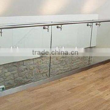 Handrail aluminum System Support for Elegant staircase