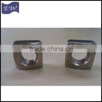 M10 stainless steel four sided square nut (DIN557)