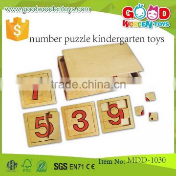 top sale kids puzzle toys OEM wooden number puzzle kindergarten toys MDD-1030