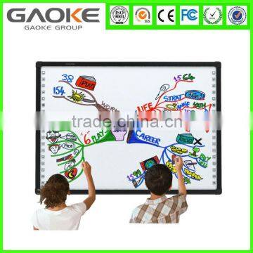 65"/70"/84" portable e board digital classroom interactive whiteboard/multi-touch smart board/school touch board smartboard