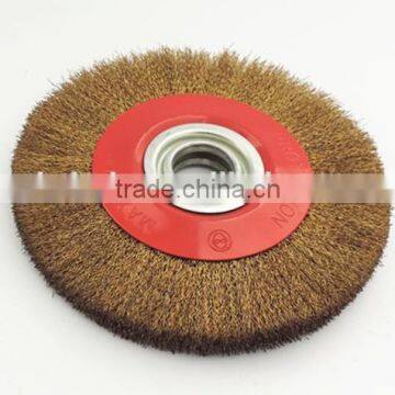 1500mm.wheel Brush With Brass Wire,stainless Steel Wire Wheel Brush photo-6