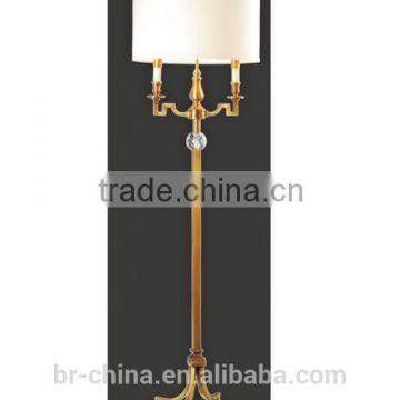 CE/UL/SAA home goods brass crystal decoration floor lamp FL21804