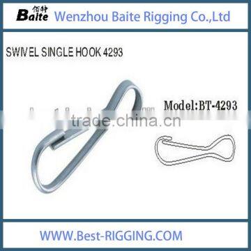 Cheap Price High Quality Nickel Plated Zinc Plated Swivel Single Hook China Supplier Hardware photo-5