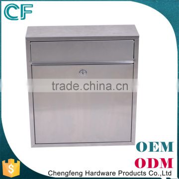 Apartment Buildings Wall Mounting Stainless Steel Wall Mounted Letterbox