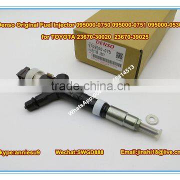 Denso Common Rail Injector 095000-0750 095000-0751 9709500-075 095000-0530 for TOYOTA 23670-30020 23670-39025