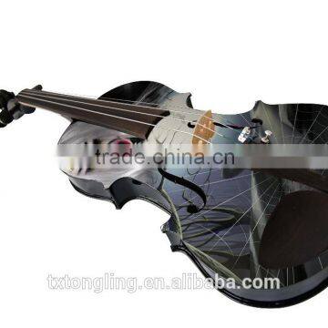 Dacorative Nice Art With Halloween Style Violin photo-2