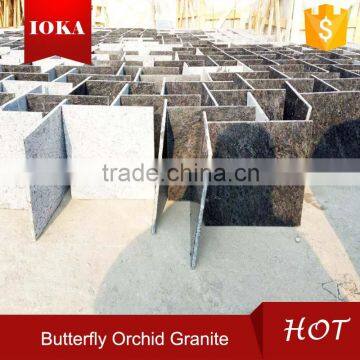 Butterfly Orchid Granite Tile For Sale