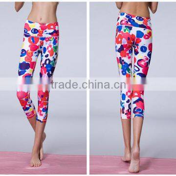 Fitness&yoga wear capri sublimated yoga pants, yoga leggings, yoga tights                        
                                                Quality Choice