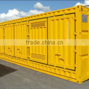 40' Hazardous Goods Containers, Side Door Open, Bunded Floor