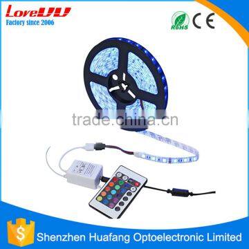 led factory pvc led strip light 5050 flexible led strip light epistar chip 60LEDs/M