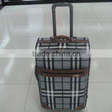 pu pattern luggage