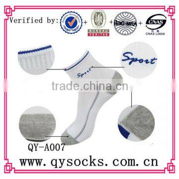 Men cotton sport socks/men hiking socks