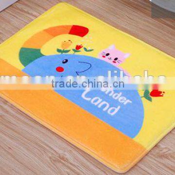 Hotel Modern Floral Pattern Floor Bathroom Cowhide Rug photo-3