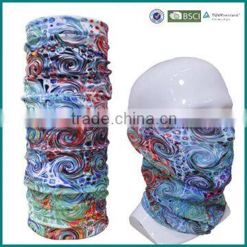 Seamless tube printed custom multifunctional headwear bandana